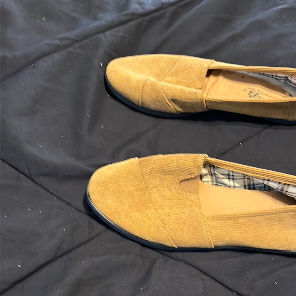 Casual Mustard Slip-On Shoes